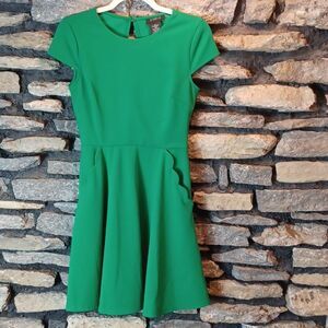 Women's green midi dress sz 5 or 6 junior women's sz XS